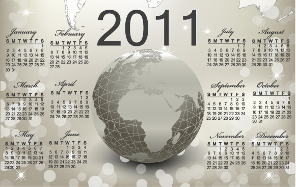 Descargar Calendario 2011 vectorizado 702 MB